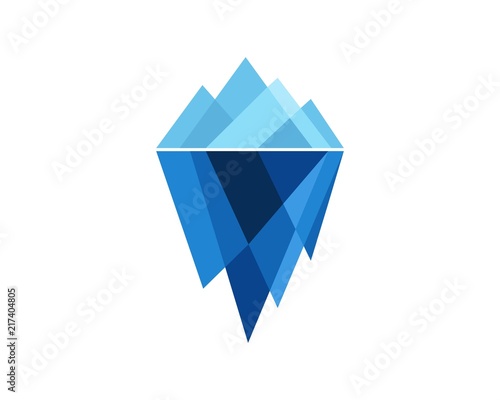 Iceberg logo vector