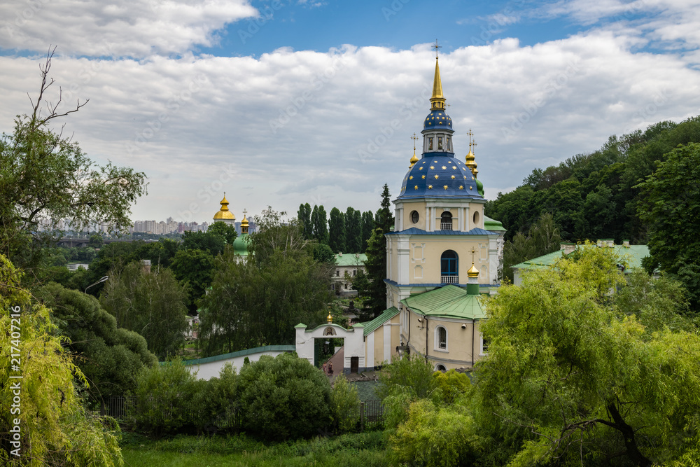 Old architecture monastery in Kiev Ukraine