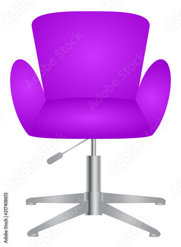 Modern comfortable elegant and stylish chair vector eps 10