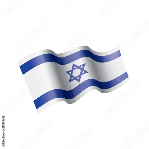 Free Download Israel flag, vector illustration on a white background - GFXLoad