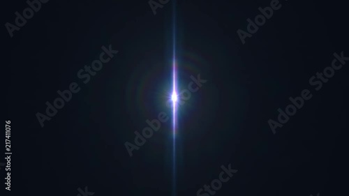 Wallpaper Mural central blue star shine rotating optical lens flares shiny bokeh seamless loop animation art background - new quality natural lighting lamp rays effect dynamic colorful bright video footage Torontodigital.ca