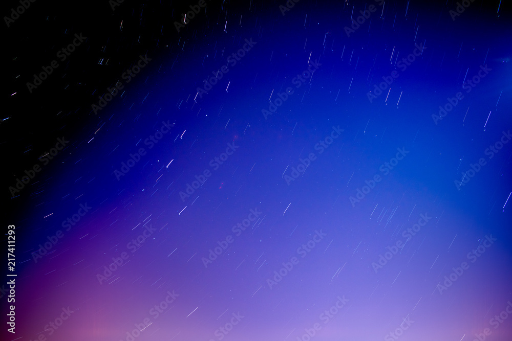 Obraz premium star trails