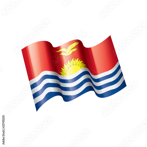 Free Download Kiribati flag, vector illustration on a white background - GFXLoad