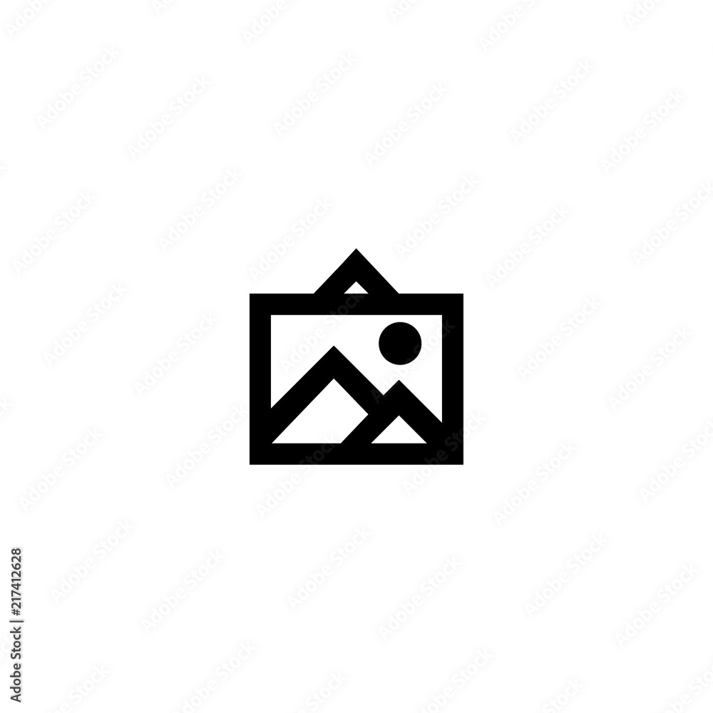 Picture icon vector symbol sign. Logo design element Picture icon vector symbol sign. Logo design element