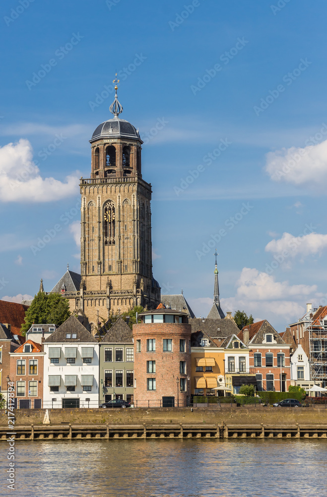 Tower of the Lebuinus church in Deventer, Netherlands