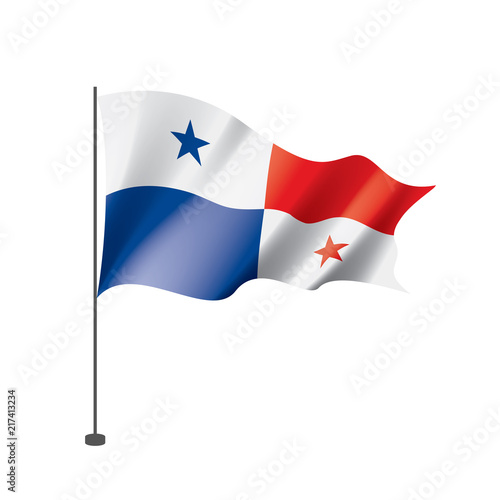 Free Download Panama flag, vector illustration on a white background - GFXLoad