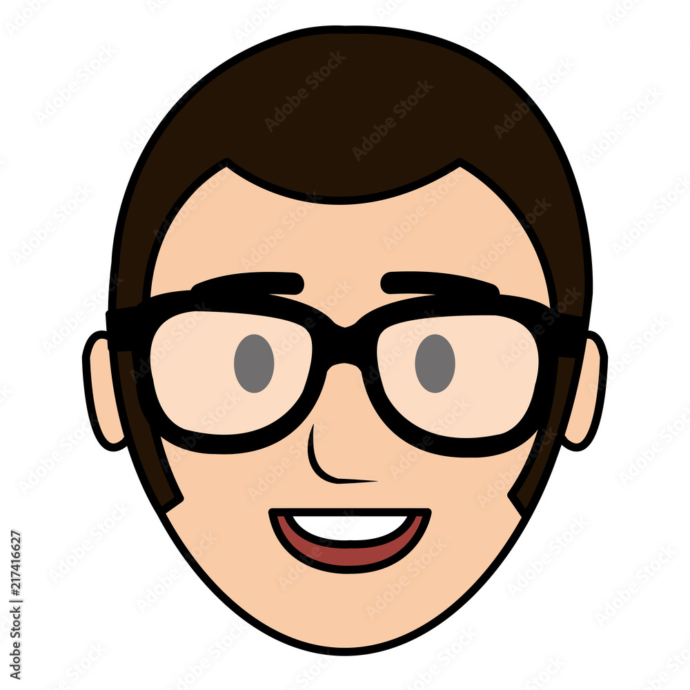 head man with glasses avatar
