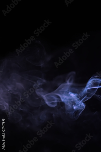 Abstract cloud of violet smoke.