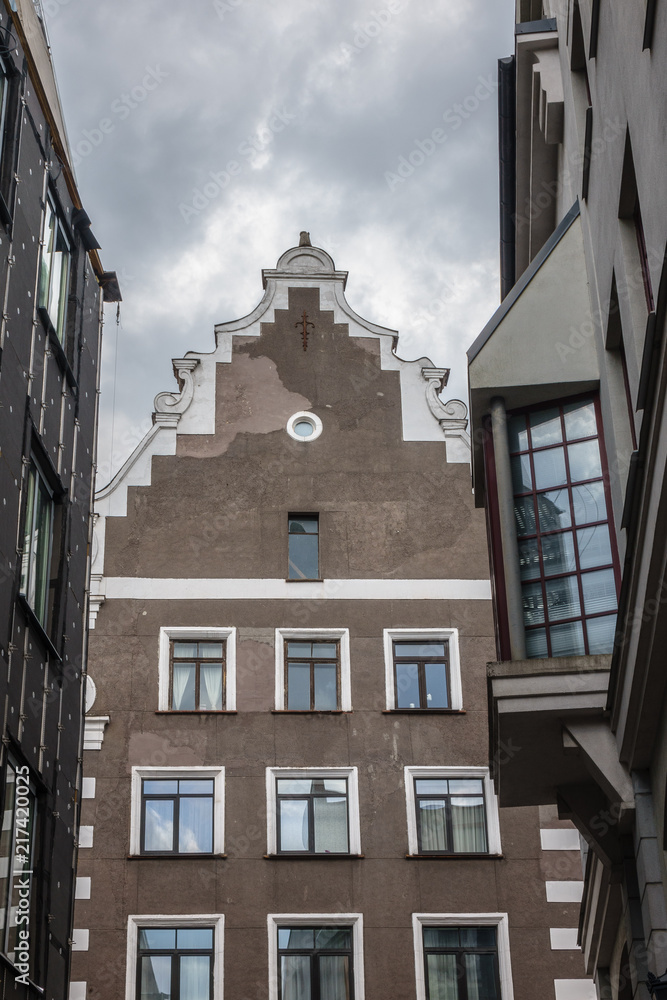 View in historic Old City, Riga, Latvia