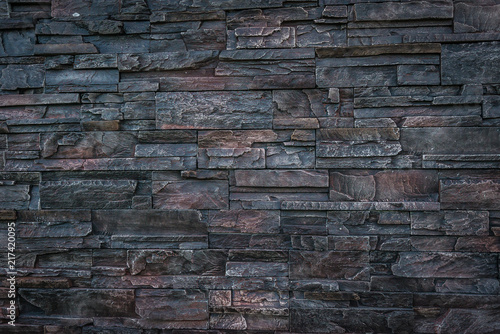 Natural stone facade  wall tiles texture