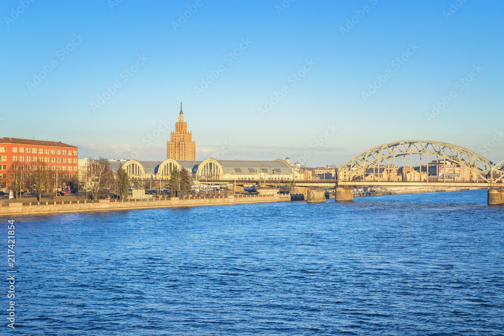 Fototapeta premium Cityscape Riga - Latvia