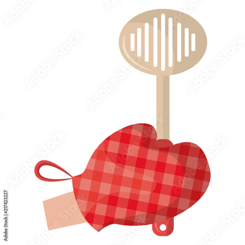 glove kitchen with frieds spoon