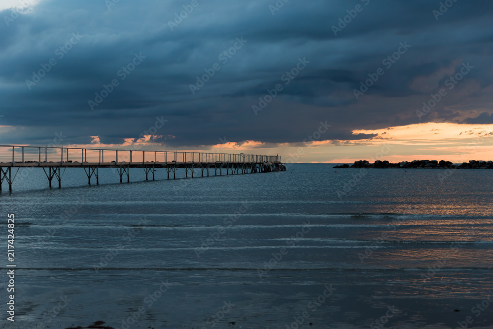 Fototapeta premium Sunrise on the Adriatic Sea