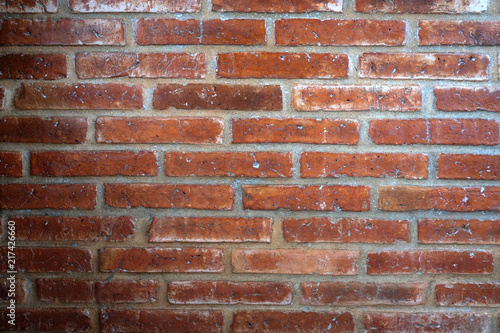 Brick wall texture on rustic background style.