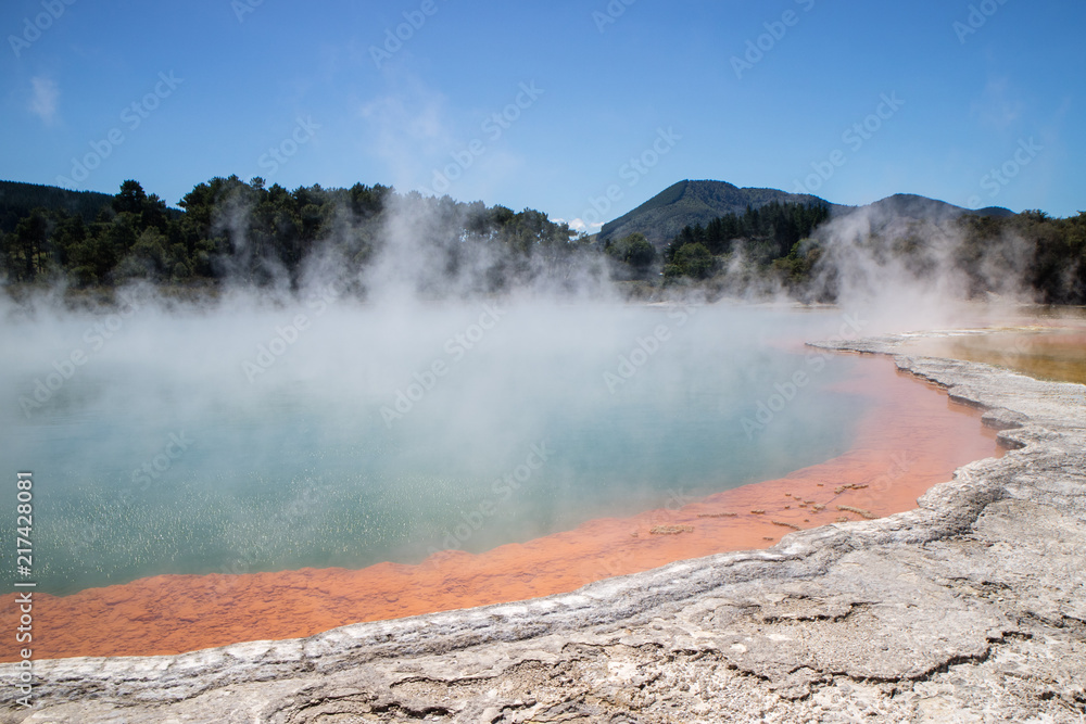 Champagne pool at Waoitapu in New Zealand