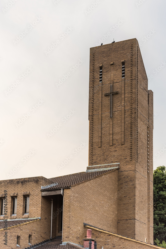 Day view St Benedict's Catholic Church in Hunsbury, Northampton, UK Day view St Benedict's Catholic Church in Hunsbury, Northampton, UK