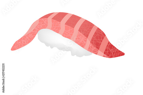 oToro sushi / tuna vector