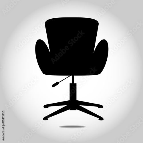 Modern comfortable elegant and stylish chair icon vector eps 10