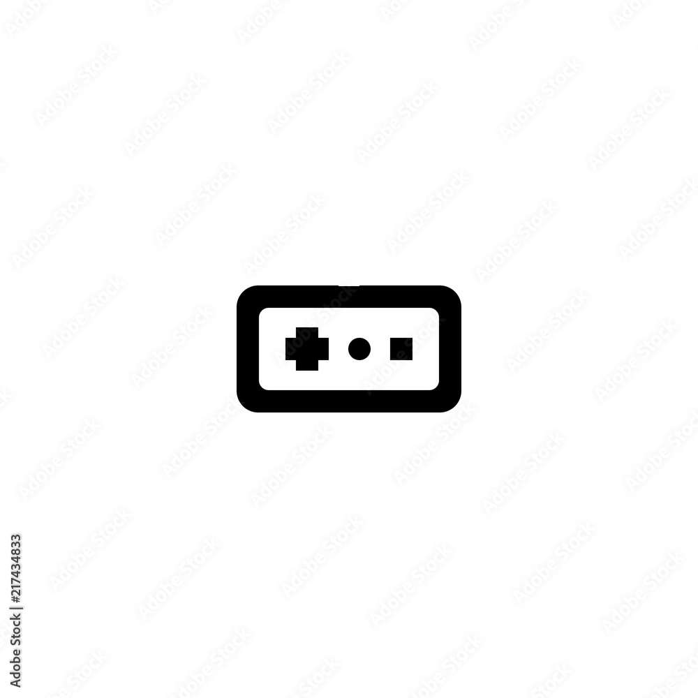 Console remote control icon vector symbol sign. Logo design element Console remote control icon vector symbol sign. Logo design element