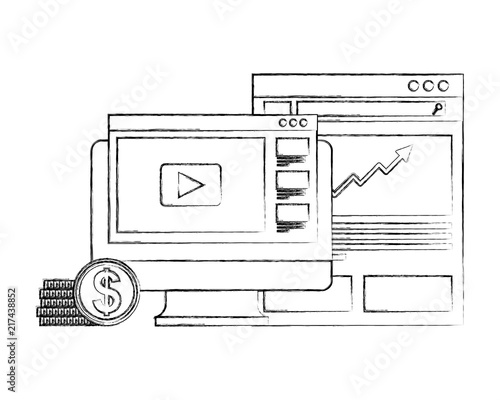 computer business money con website finance
