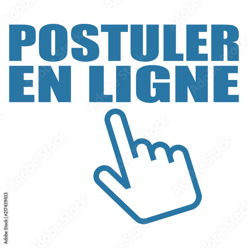 Logo postuler en ligne.