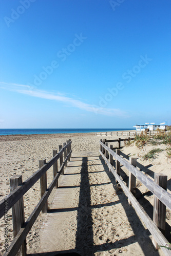 sea in winter in Salento