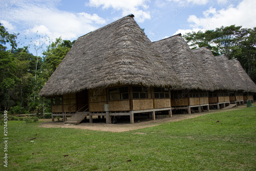 bungalow lodge foresta amazzonica amazzonia