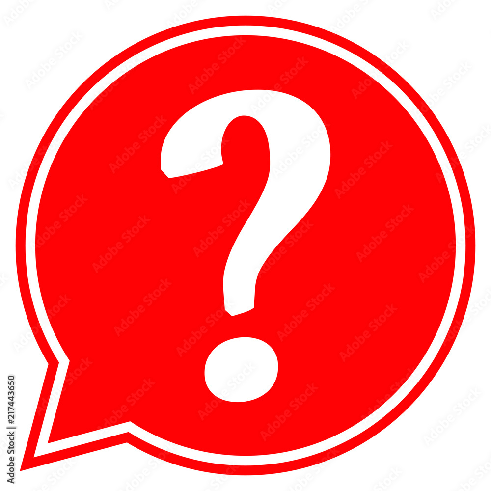 Question Mark In A Speech Bubble Question Mark Icon Question Mark