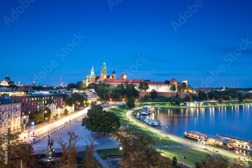 Obraz na płótnie Krakow city w salonie