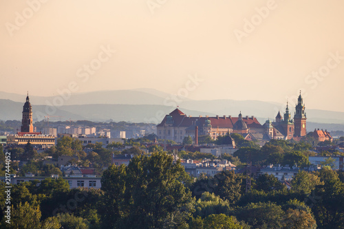 Obraz na płótnie Krakow city w salonie