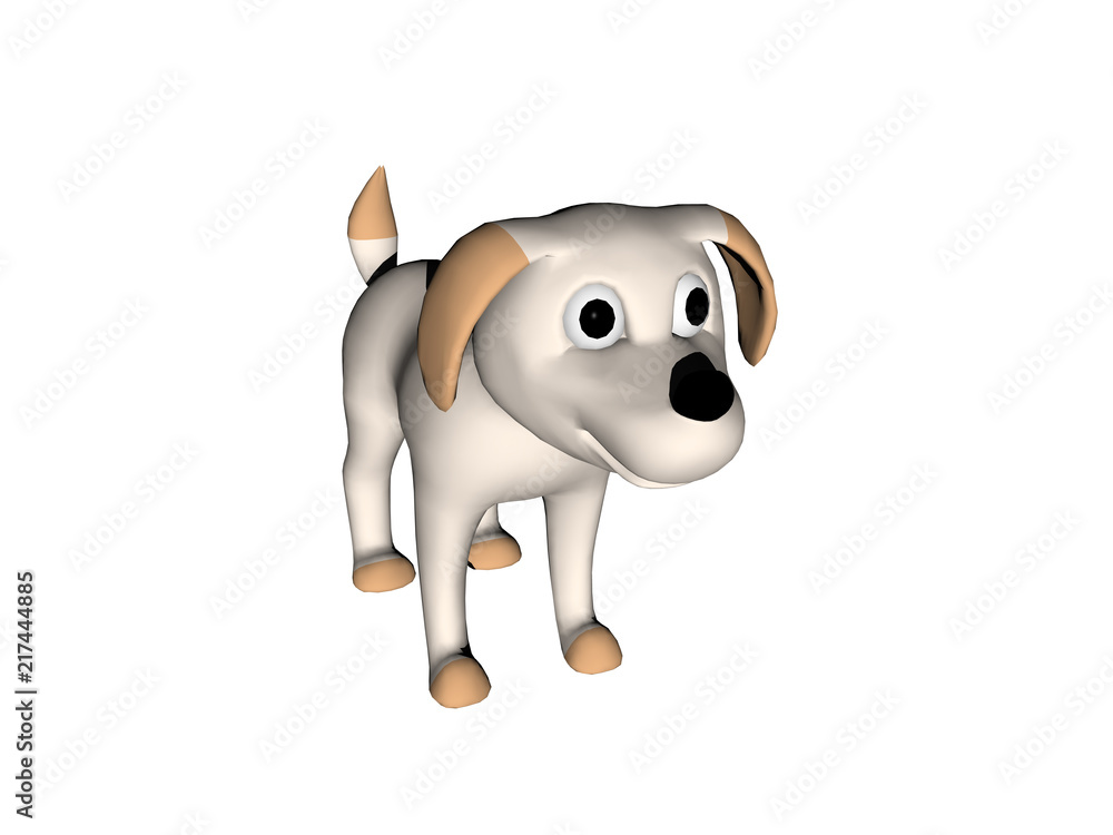Kleiner Cartoon Hund
