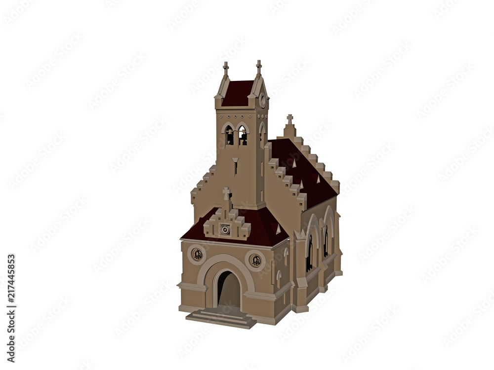 Kathedrale mit Kirchtürmen