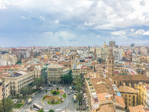 City view of Valencia Spain