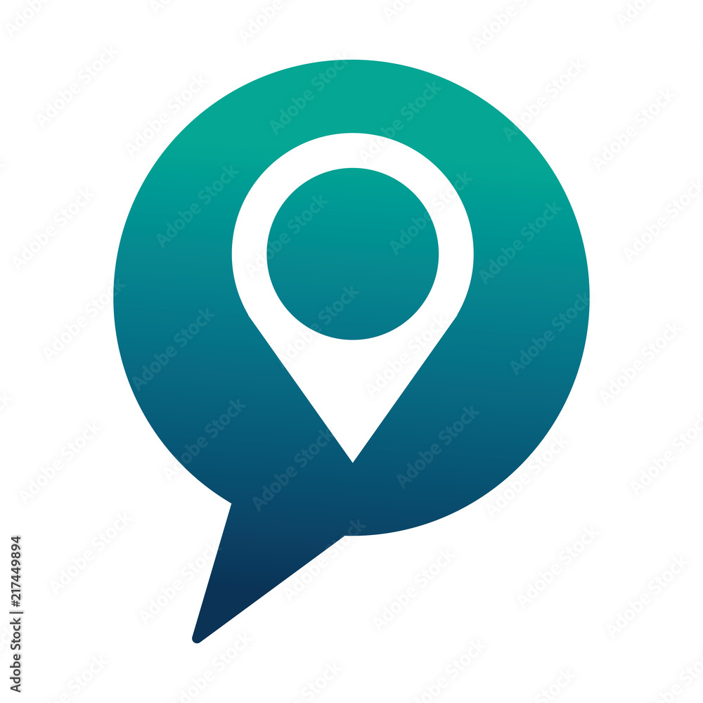 speech bubble with pin location isolated icon speech bubble with pin location isolated icon