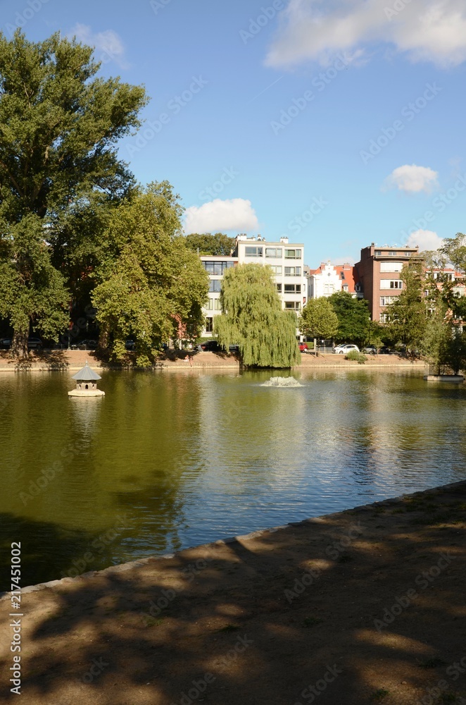 Obraz premium Etangs d’Ixelles (Bruxelles)