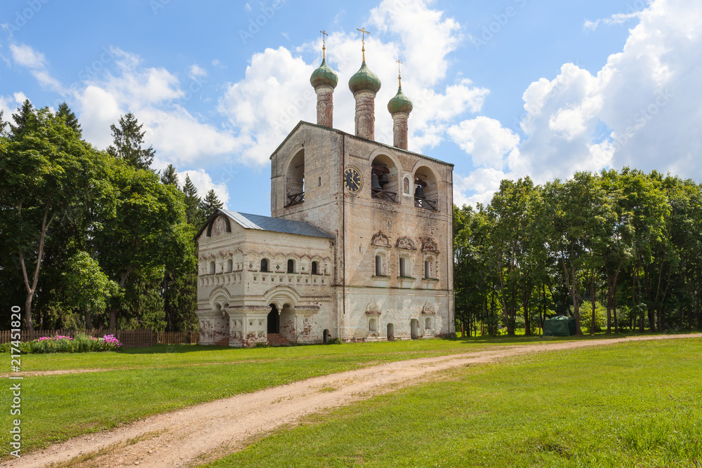 Belfry in Borisoglebsky Monastery, Yaroslavl Region, Russia