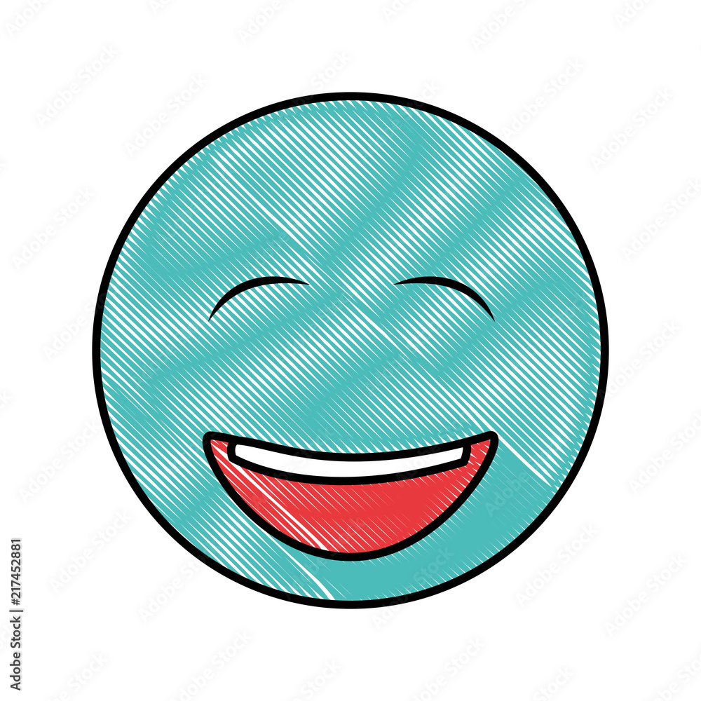 smiley big emoticon eyes closed happy drawing color image smiley big emoticon eyes closed happy drawing color image
