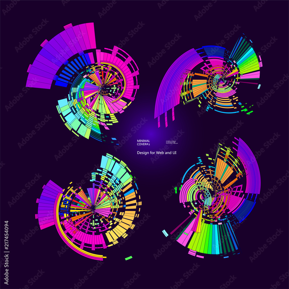 Moving colorful lines of abstract background Moving colorful lines of abstract background