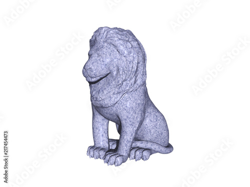 Steinerner Löwe aus Granit