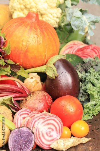 Fresh vegetables from the garden