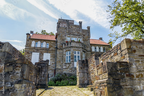 Old medieval castle Isenburg in germany  photo