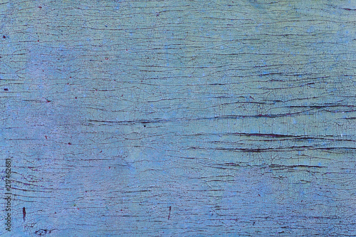Blue grunge wood board