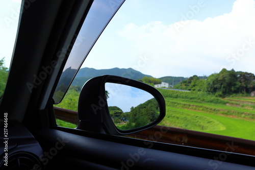 車の中からの風景