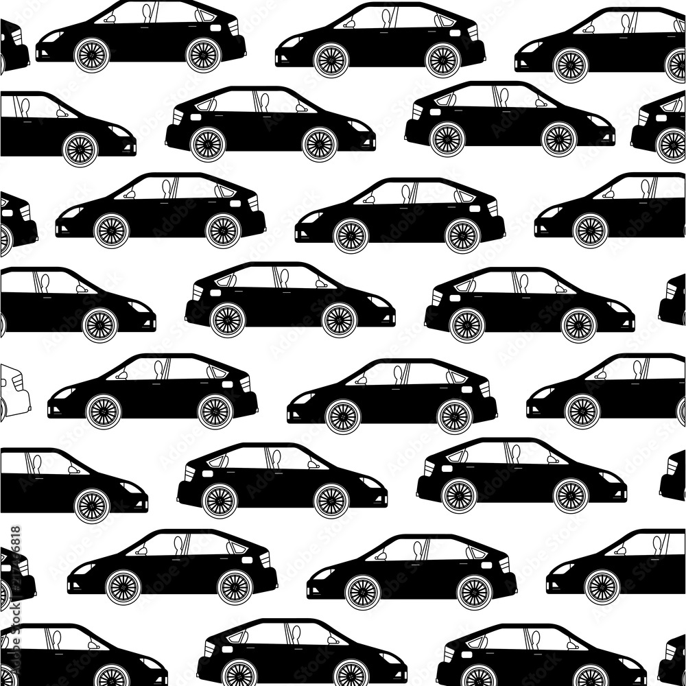 car sedan icon pattern