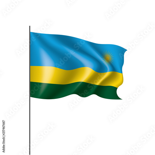 Free Download Rwanda flag, vector illustration on a white background - GFXLoad