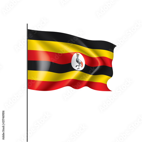 Free Download Uganda flag, vector illustration on a white background - GFXLoad