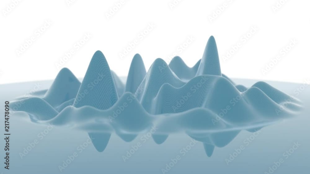 4K Abstract Undulating Waveform. Seamless Looping 4K Abstract Undulating Waveform. Seamless Looping
