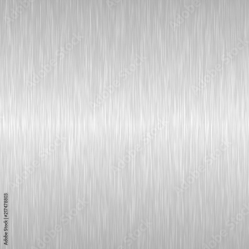 Seamless brushed metal texture. Vector steel background with scratches.