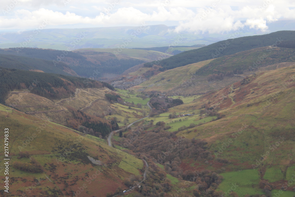 Obraz premium Mountain Landscape Background