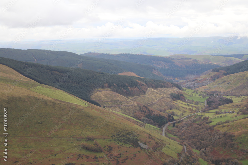 Obraz premium Mountain Landscape Background